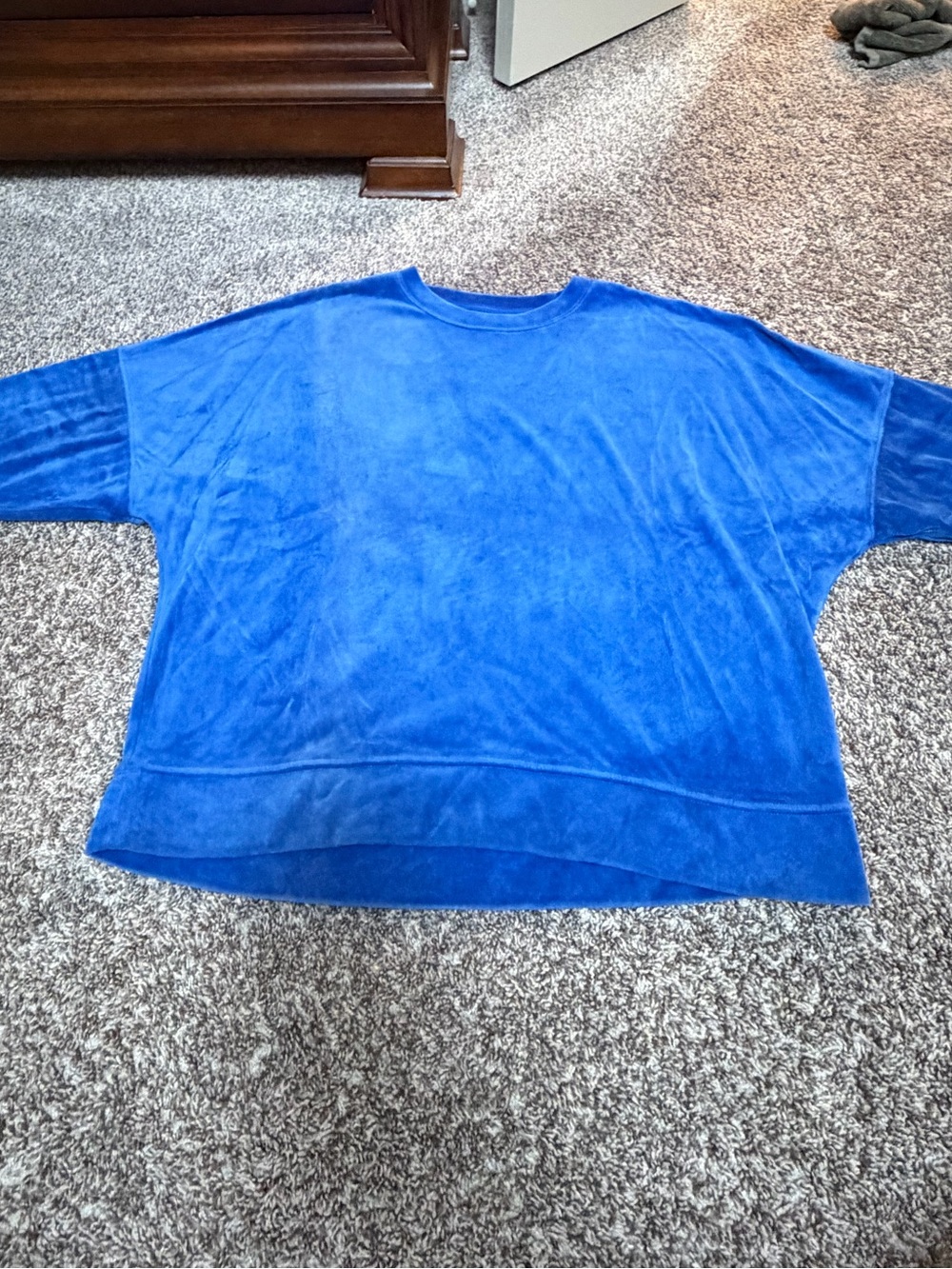 aerie Bright Blue Crewneck Sweater